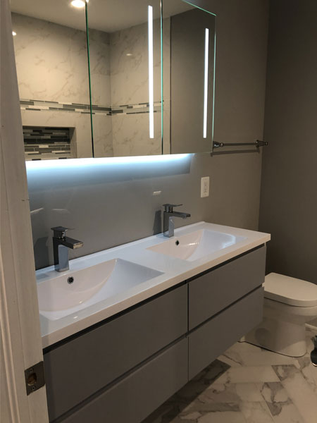 Modern Bathroom Cabinet, Case From WASHINGTON, USA Modern Bathroom Cabinet, Case From WASHINGTON, USA