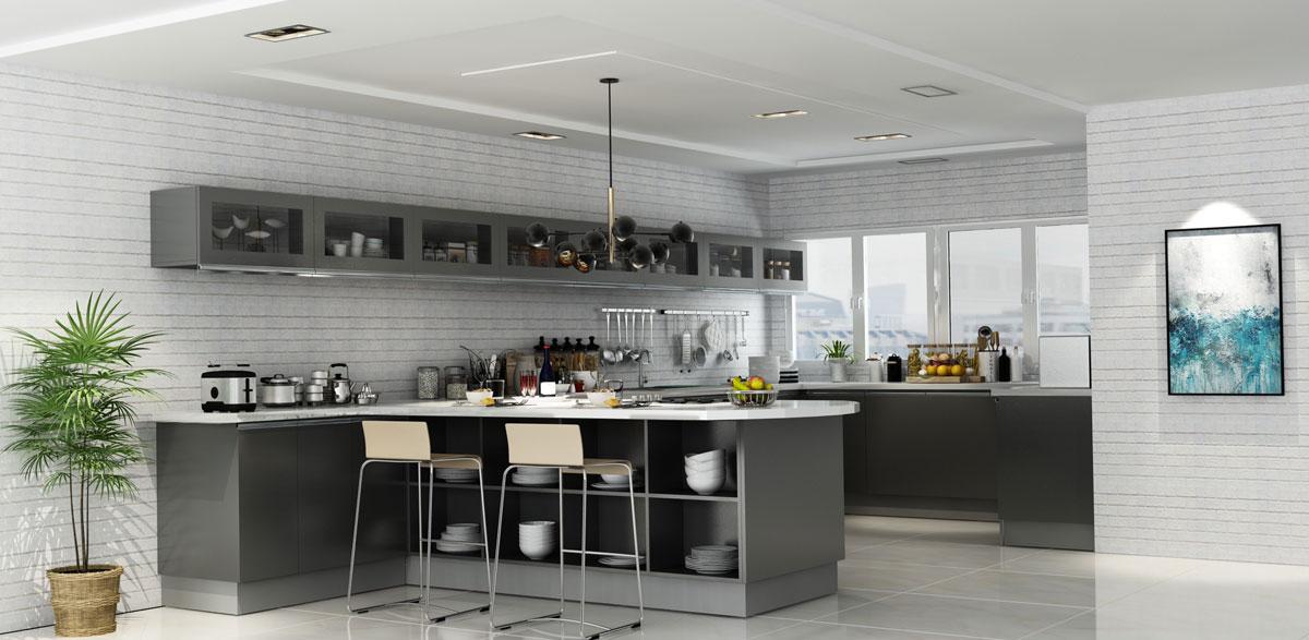 wolf gray kitchen cabinets