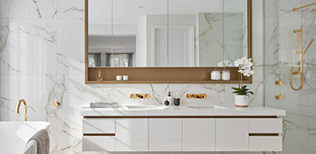 custom matte glossy bathroom vanity design